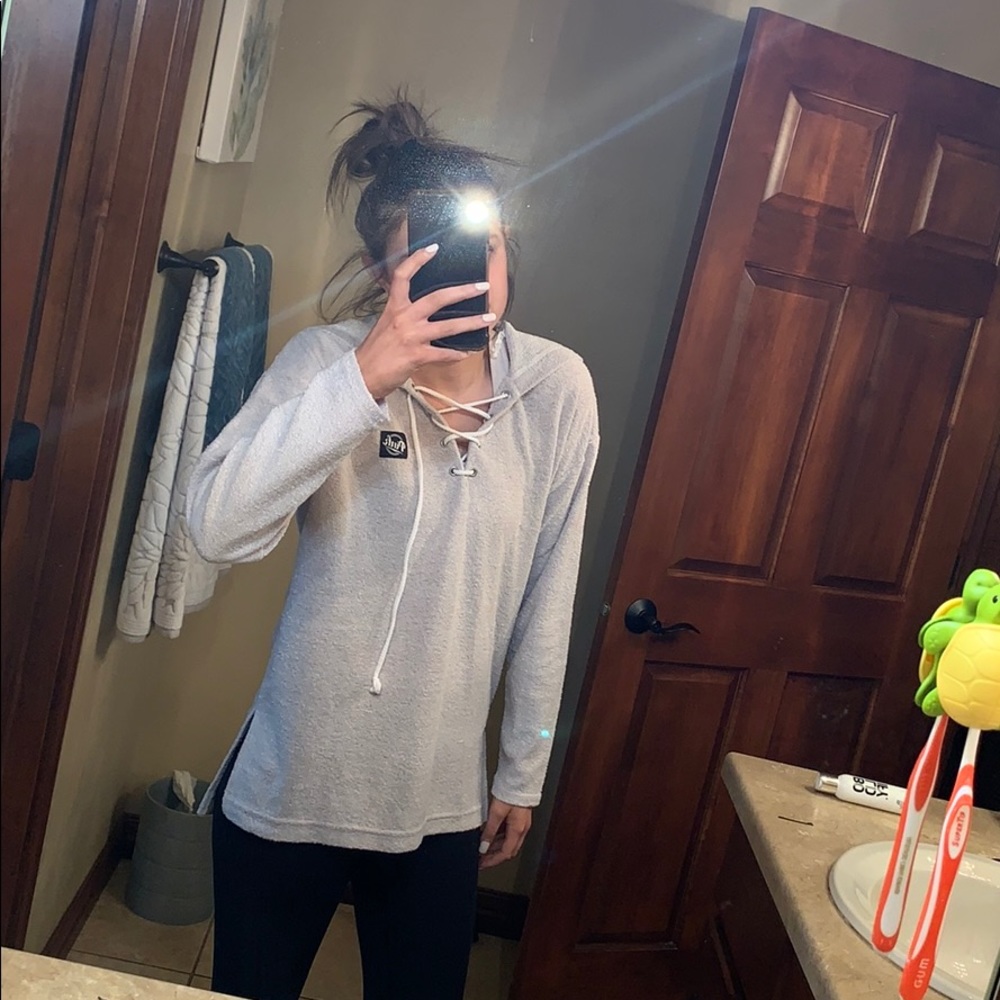 PINK tan long sleeve T-Shirt👕